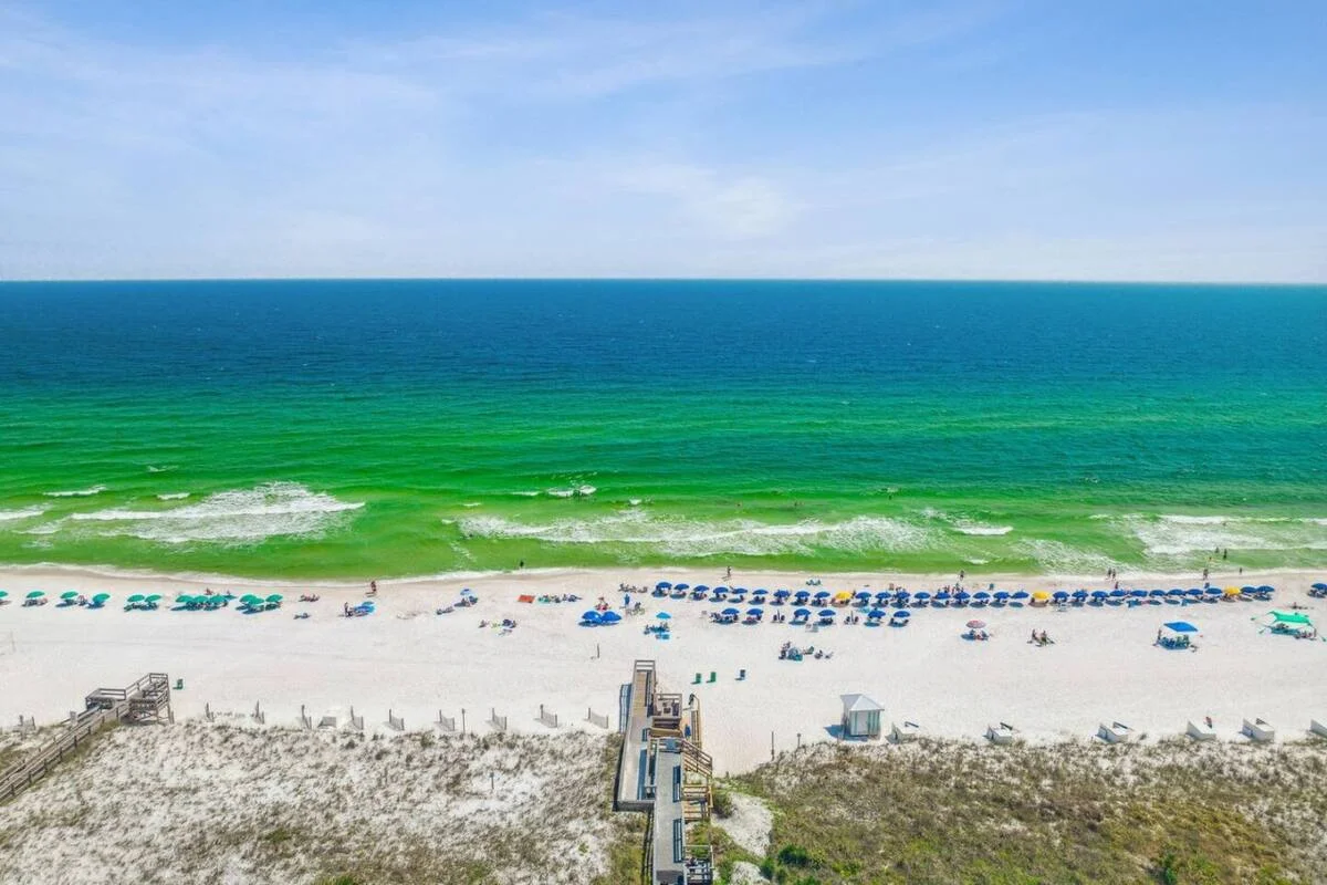 Dedicated beach access on the gulf