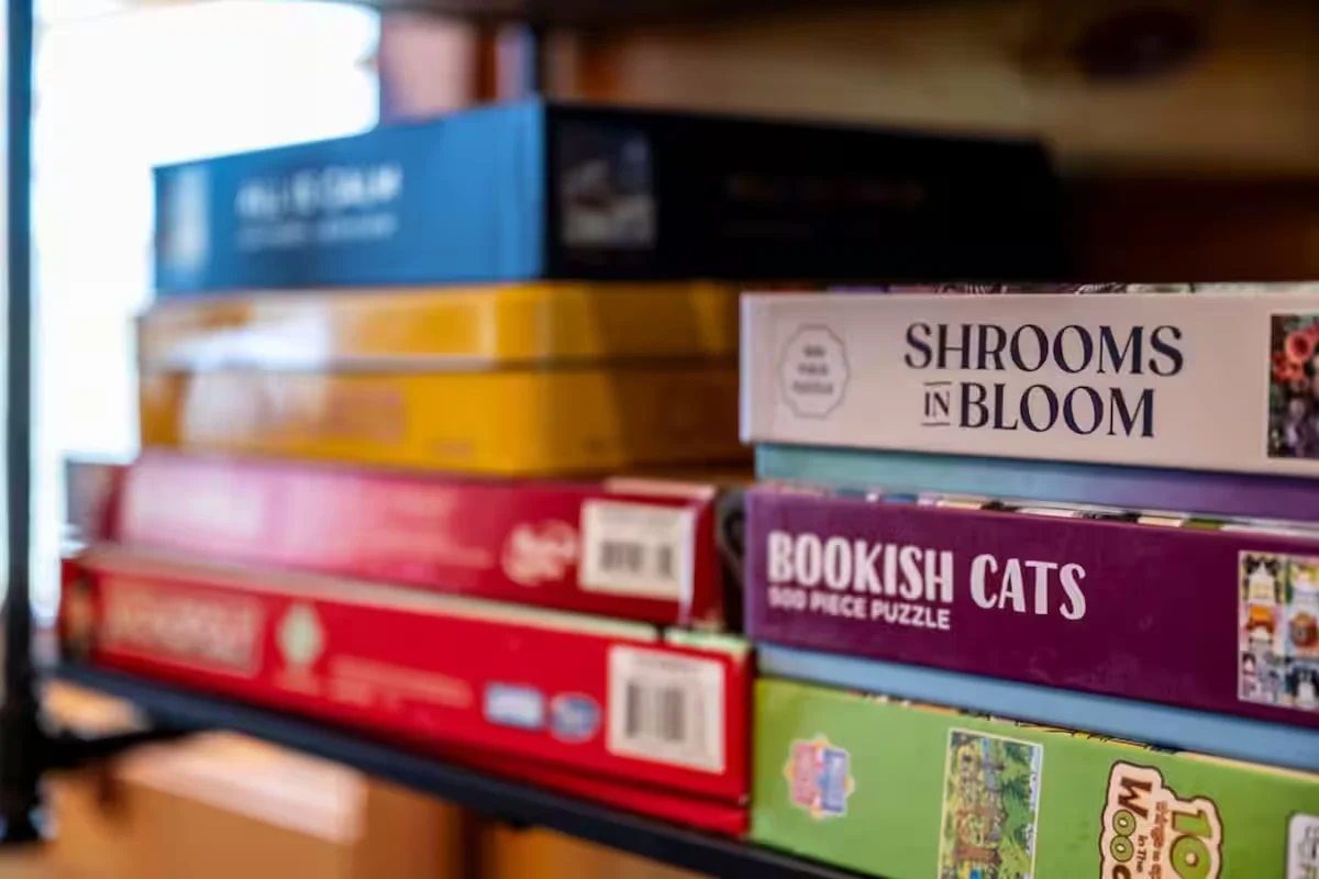 Books, games, and puzzles
